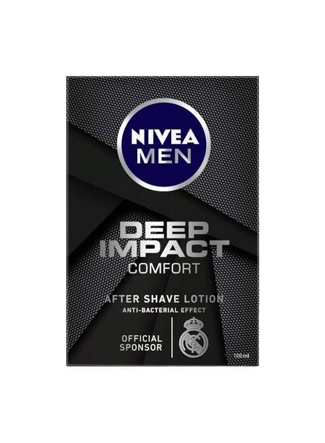 NIVEA MEN Shaving, Deep Impact Comfort After Shave Lotion, 100ml - Image 1